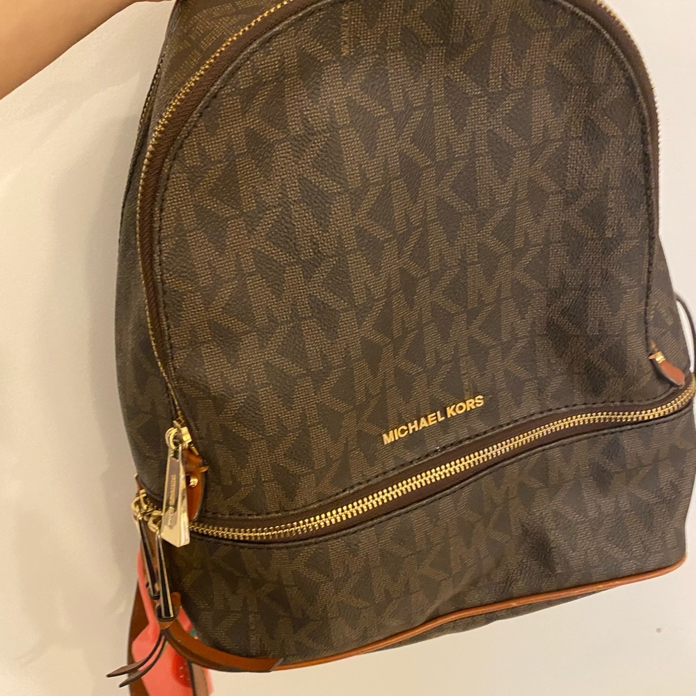 Michael Kors leather backpack